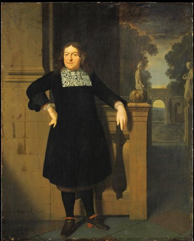 Porträt von Johan Hulshout (1623–1687) von Pieter Cornelisz van Slingelandt